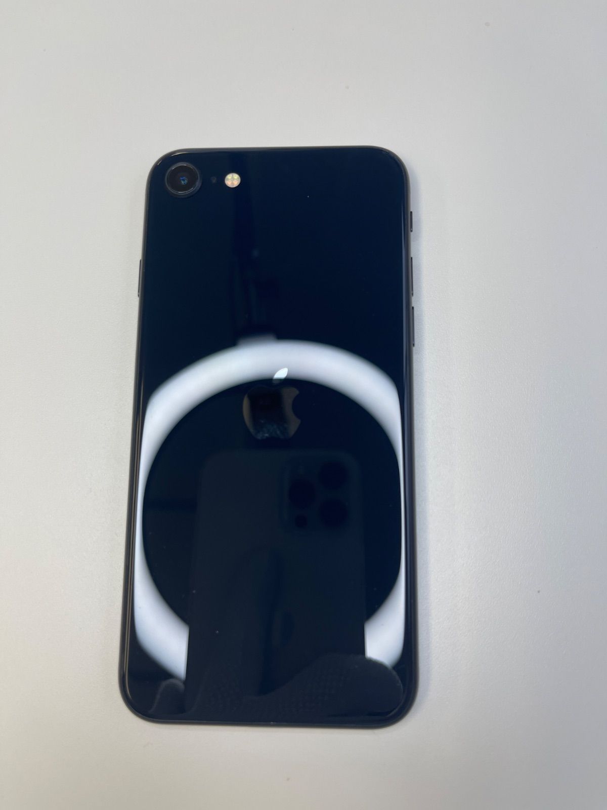 美品 iPhone SE3 128GB ミッドナイト バッテリー85% MMYF3J/A - 51794